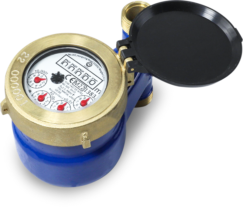 Mechanical Residential Piston Displacement Volumetric Semi-Dry Liquid Filled Type Water Meter