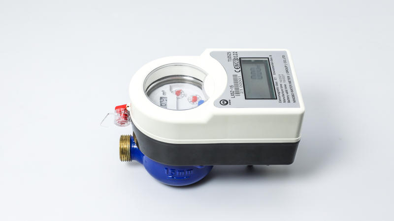  Smart RF Card Water Meter Class B R80 R100 Electromechanical Separation With RF Card Valve Self-maintenance